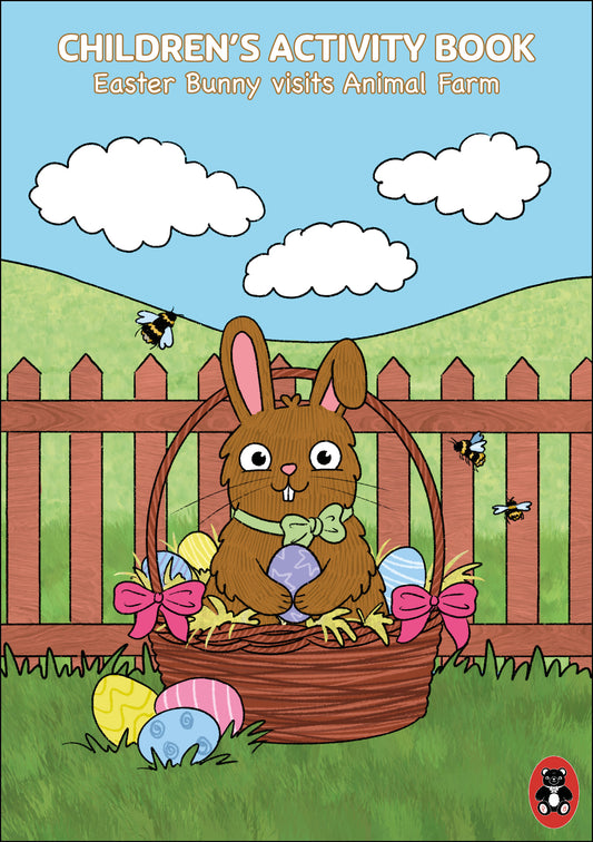 X Children's Activity Book featuring the Easter Bunny